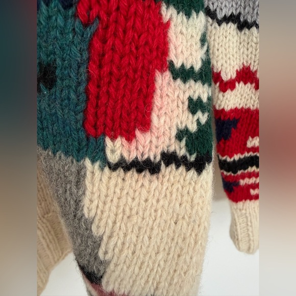 Vintage Trailntoe Trading Co. – Ski Scene – 100% Wool Sweater – Large - Picture 9 of 11